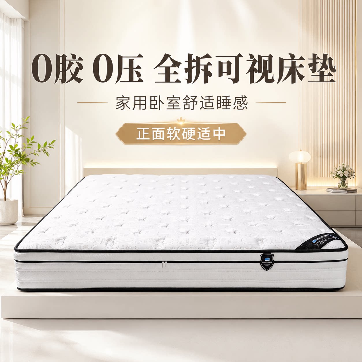 可拆洗美国席梦思床垫