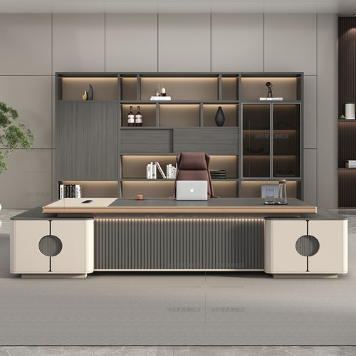 老板桌办公桌椅组合大班台