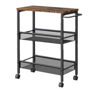 厨房收纳架隙缝角落推车可移动