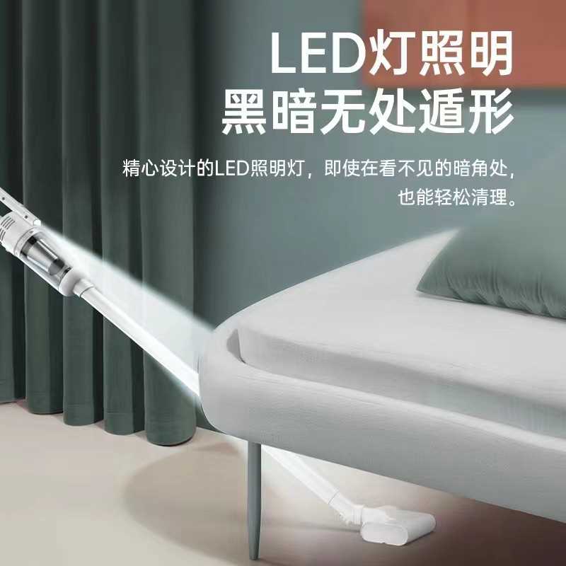 新款家用无线吸尘器手持便携车载吸尘器LED照明大吸力英文124