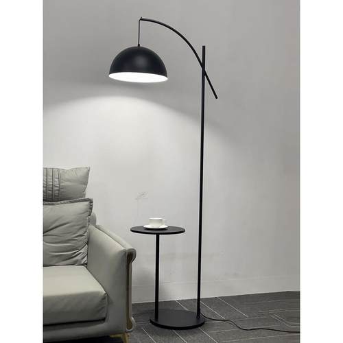 茶几托盘置物架桌子简约北欧客厅卧室床头全光谱护眼钓鱼落地灯