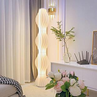 草裙灯2024新款落地灯客厅艺术卧室沙发旁边摆件气氛灯北欧白