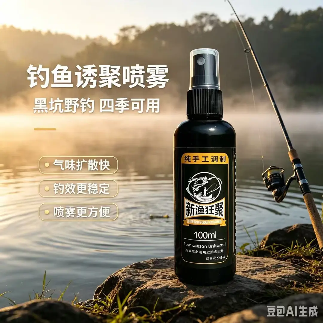国良野钓大师水剂钓鱼小药饵料