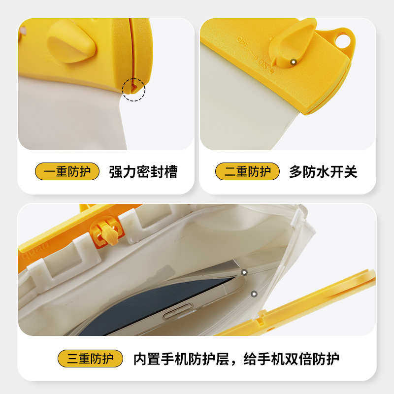 NOKE MOBILE PHONE WATERPROOF BAG TOUCHSCREEN 5.6L SEASIDE WATERPROOF BAG VACATION TRAVEL SWIMMING SNORKELING AND DRIFTING DIVING BAG