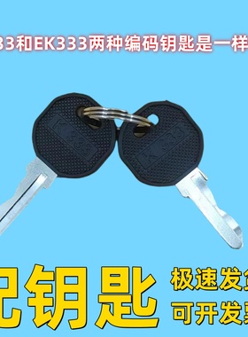 爱姆卡EMKA锁钥匙2233X钥匙EK333配机箱门锁搭扣锁转舌锁K333钥匙