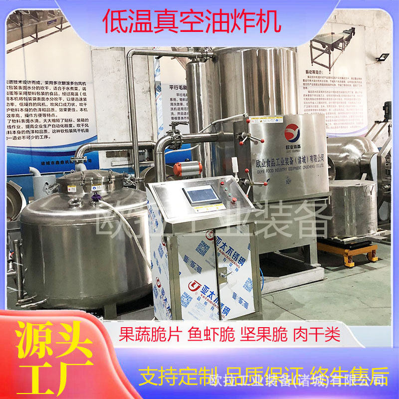 秋葵大枣脆低温不锈钢油炸机