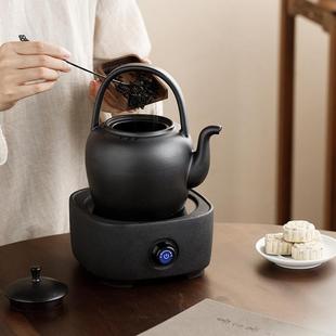 大容量提梁壶大号黑色 电陶家用炉煮茶用壶壶陶泡茶壶专烧水壶中式