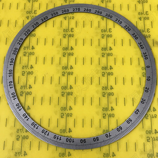 刻度盘圆盘角度刻度盘分度盘圆形190x165x2 恒久万丰 B016直销