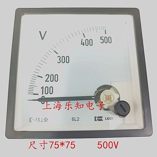 厂家直销 乐磁 6L2指针式 交流 电压表 450V 250V 300V 500V