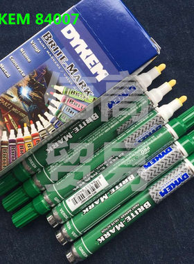 墨水DYKEM BRITE-MARK 84007 绿色记号笔 油漆笔 万用笔 油性笔