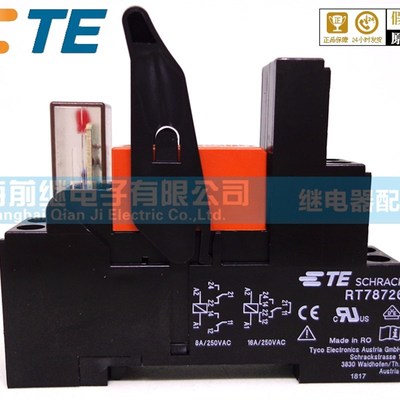 TE SCHRACK泰科 RT78726+RT314024+EM18 PTML0024 成套继电器