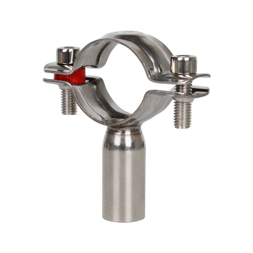 304不锈钢固定管卡管支架卫生级管道卡扣抱箍管夹钢管抱夹PVC管箍