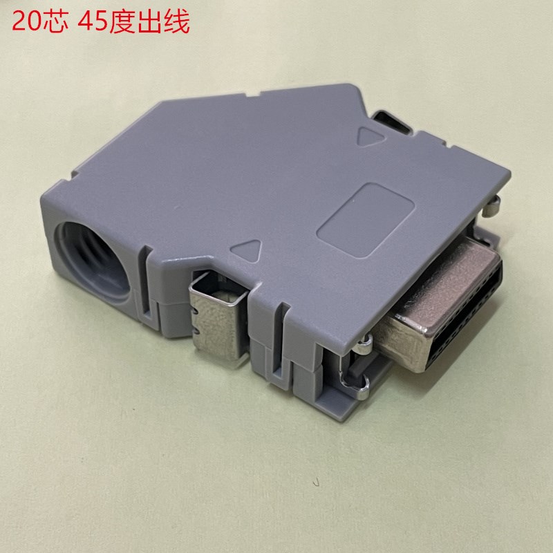 发那科接头20芯45度斜出线 PCR-20F A06B-6078-K225 可直拍