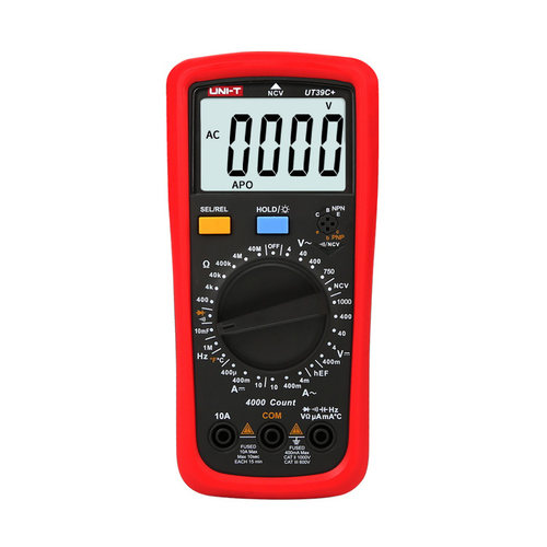优利德UT39A+万用表数字高精度全自动数显式电工万能表防烧多用表