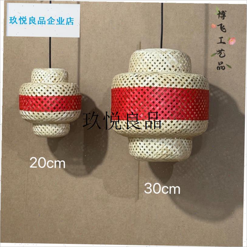 中国风灯饰火锅i餐饮吊灯竹编灯笼婚庆场景布置拍摄背景道具DIY,