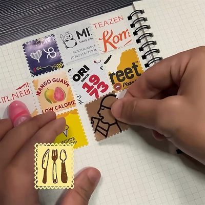 奶茶袋有救了！邮票压花器DIY