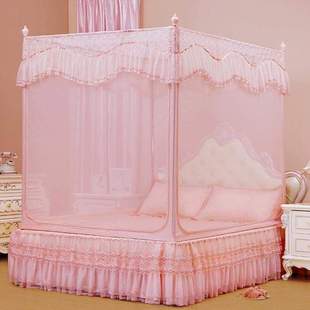 坐床米账式 家用公主1.2防米蚊帐蒙古包安装 风纹床.2摔1.5m1免8m