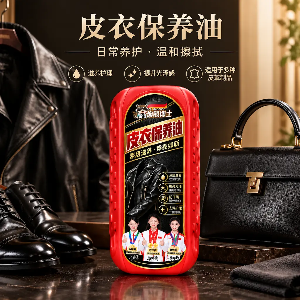 焕熊博士皮衣保养油深层滋养焕亮