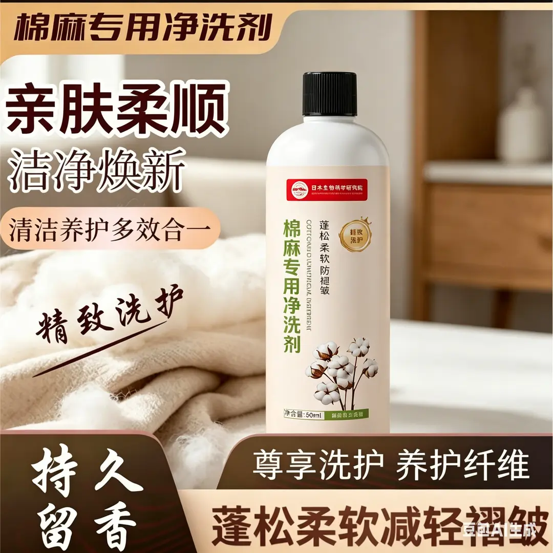 日本生物医学研究院棉麻专用净洗