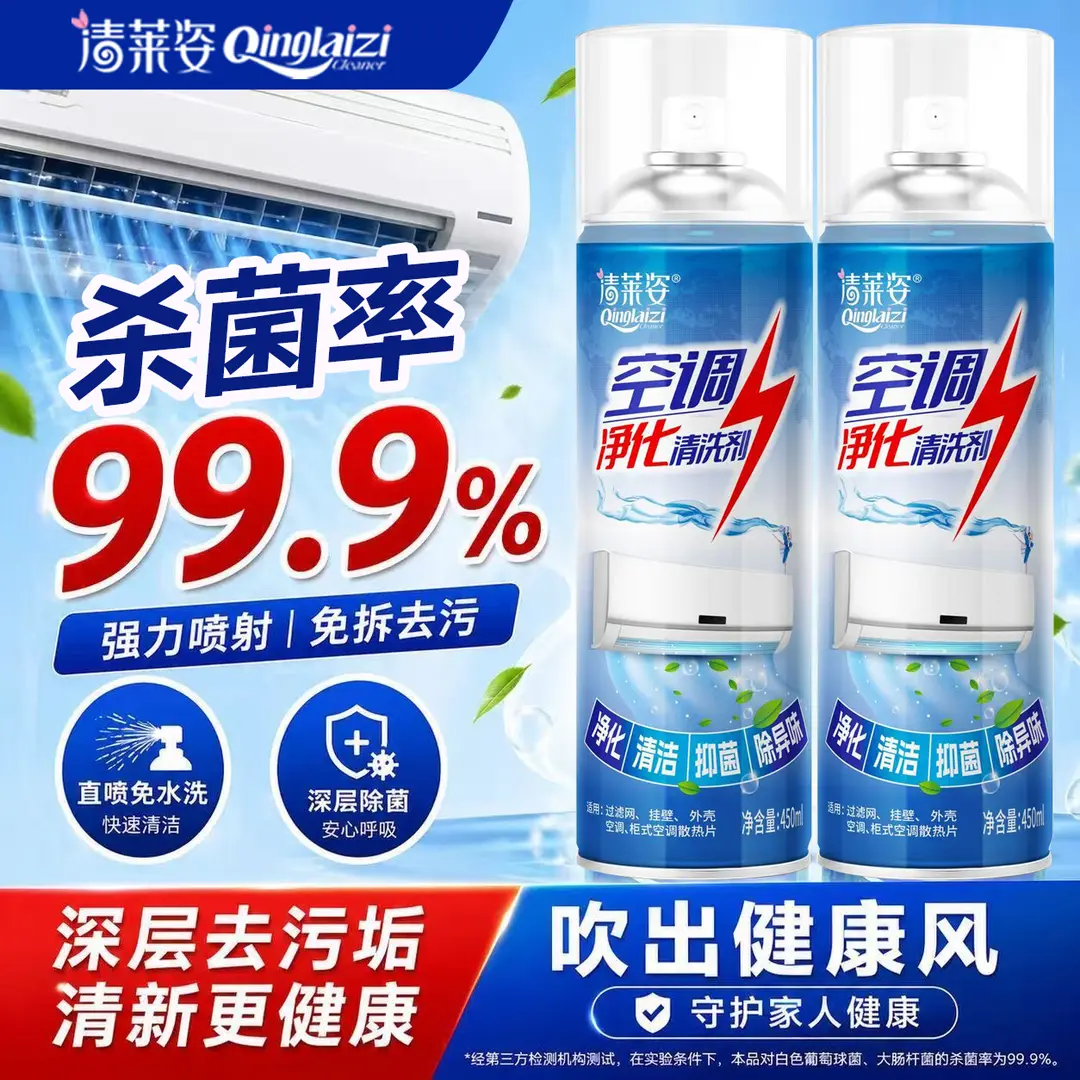 清莱姿空调净化清洗剂除臭去污