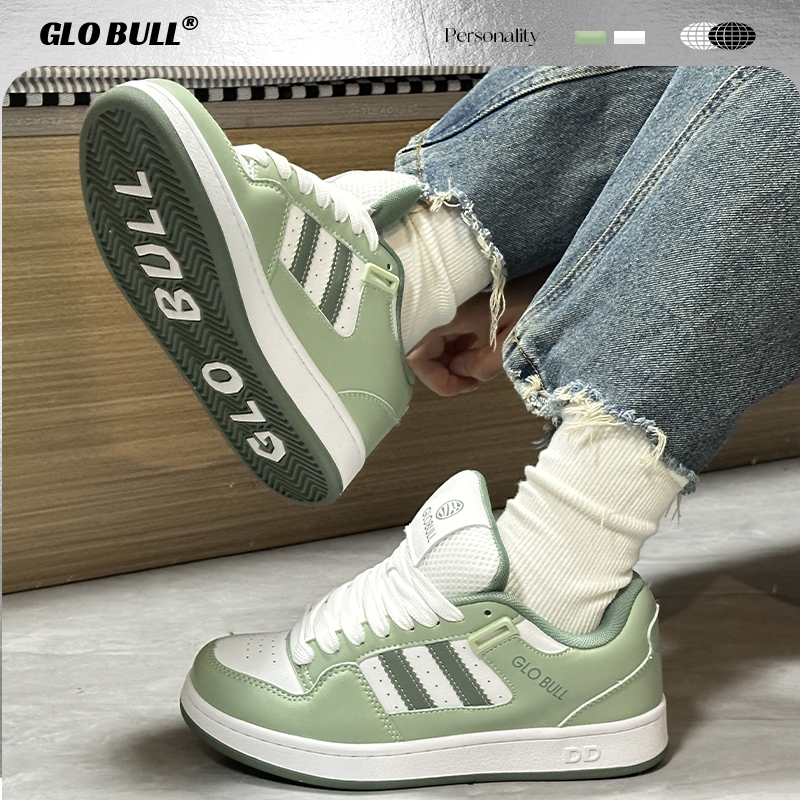GLO BULL薄荷绿面包鞋休闲情侣休闲板鞋运动2025新款春季百搭女鞋