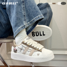 GLO BULL可爱小熊贝壳鞋女款厚底百搭休闲鞋女2025新款夏季潮流鞋