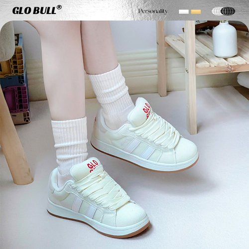 GLOBULL厚底百搭面包板鞋