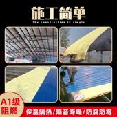 隔音棉墙体玻璃棉卷毡ktv钢结构防火隔热屋顶彩钢岩棉大棚保温棉