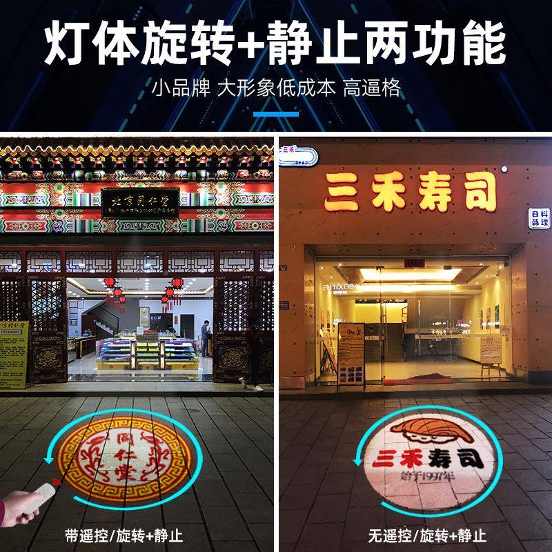 清LED投超灯影广告 门广告灯头商业 LOG广告射灯logo镜片O设计