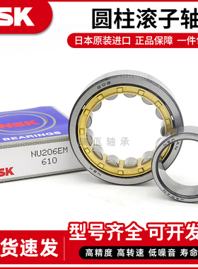 进口日本NSK NJ2210 2211 2212 2213 2214 EW EM C3圆柱滚子轴承