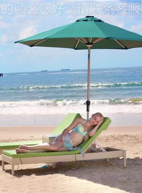 户院外躺床游泳69410椅池躺椅定别制沙滩椅墅庭大露台休息长椅藤