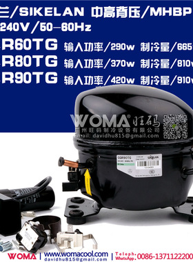 SIKELAN/斯波兰中高背压系列 GQR60TG GQR80TG GQR90TG压缩机