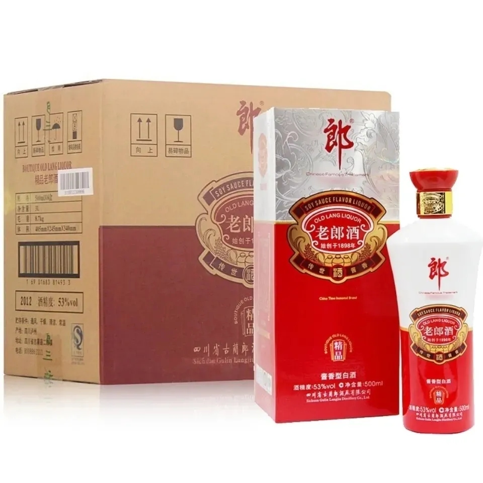 【2012年】 郎酒 精品老郎酒 53度酱香型白酒500ml*6瓶 整箱