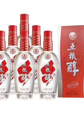 五粮浓香40度/50度五粮醇 第二代淡雅浓香型白酒 500ml*6瓶装整箱