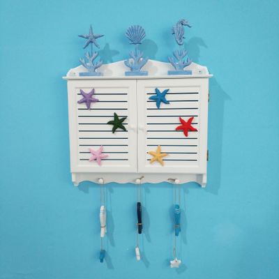 地中海百叶电表箱k装饰画弱电箱电闸空开多媒体配电遮挡箱装饰画