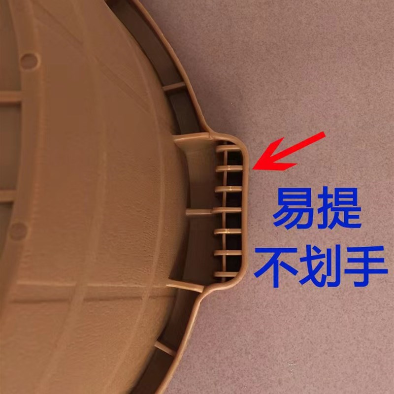 足浴桶沐足盆塑i料泡脚桶足浴盆家用洗脚盆牛筋桶仿木纹保温桶手