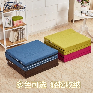 简易床垫海d绵折叠打地铺睡垫防潮垫加厚学生办公室午休垫便携