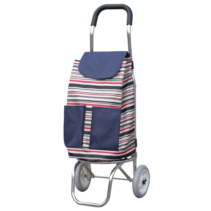铝合金便携买菜车折叠购物车轻便布D袋家用行李车老人小拉车手推