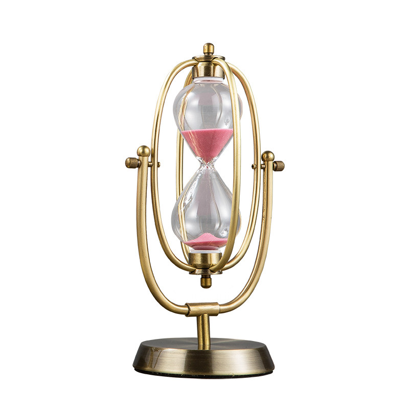 2019创意复古旋转沙漏计时器美式家居J摆件书房办公室样板房装饰,家居饰品,装饰摆件,淘宝优惠券,粉丝福利购,淘宝优惠卷
