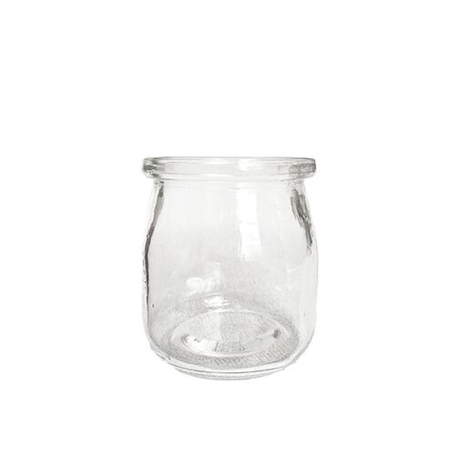 加厚布丁瓶玻璃瓶带盖酸奶瓶烘焙F模具耐高温烤箱布丁杯果冻杯