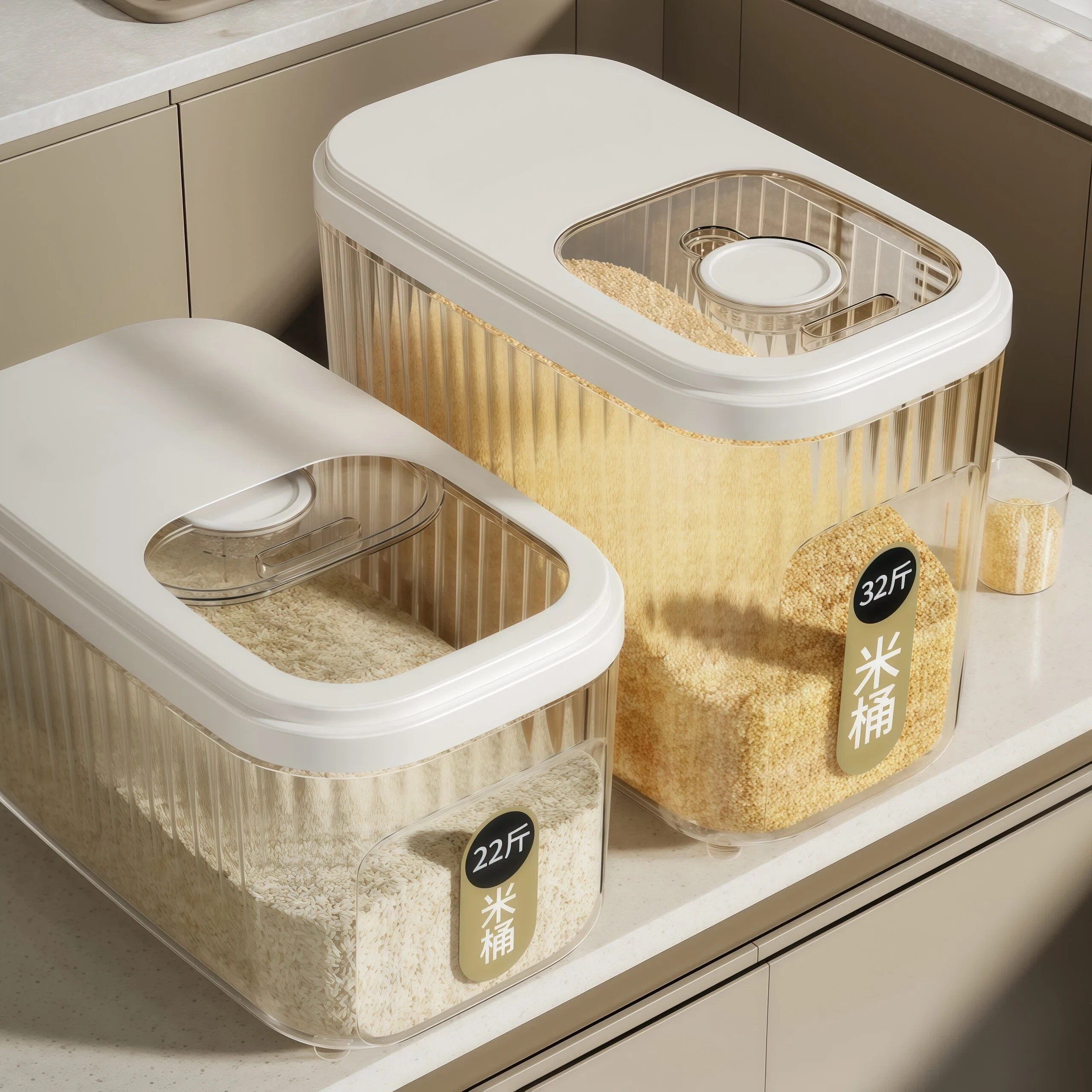 日本进口米桶家用2026新款防虫防潮密封大米储存容器食品级面粉罐