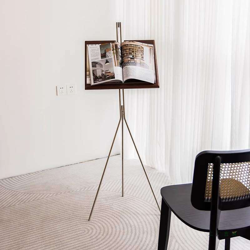 意式极简书报架客厅阳台琴谱展示设计师不锈钢杂志架菜谱置物书架,五金/工具,深沟球轴承,淘宝优惠券,粉丝福利购,淘宝优惠卷