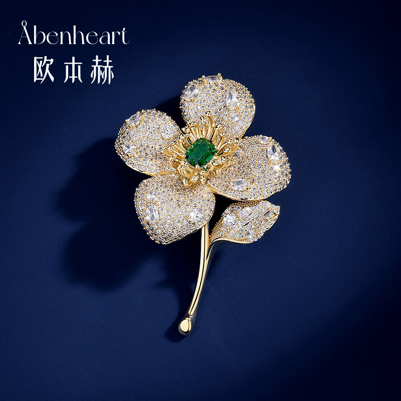 Abenheart丹麦时漪胸针高档大气胸花气质大牌精致轻奢华别针礼物