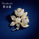 Abenheart丹麦未央春时胸针郁金香女士高级感奢华别针设计感气质