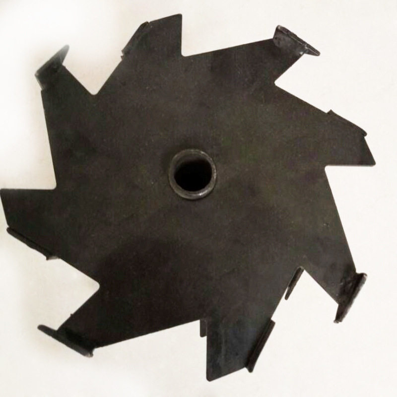 厂家直供微耕机配件65锰钢可定做尺寸锄草刀片农机配件除草轮