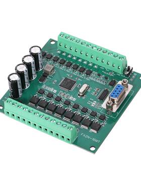 国产PLC可编程F控制器单板FX2NX2N16MR/16MT简型工控易板继电器晶