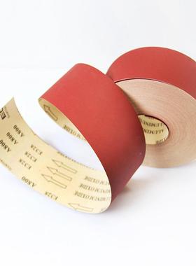 泰星厂QFK家手撕除锈打磨抛光磨料纸基刚玉布红砂棕砂纸砂卷整卷