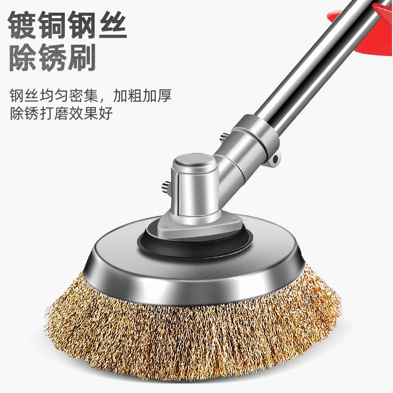 动除锈瓦机钢彩钢电船用丝刷工字钢翻新铁钢结VRD构抛光水泥地打