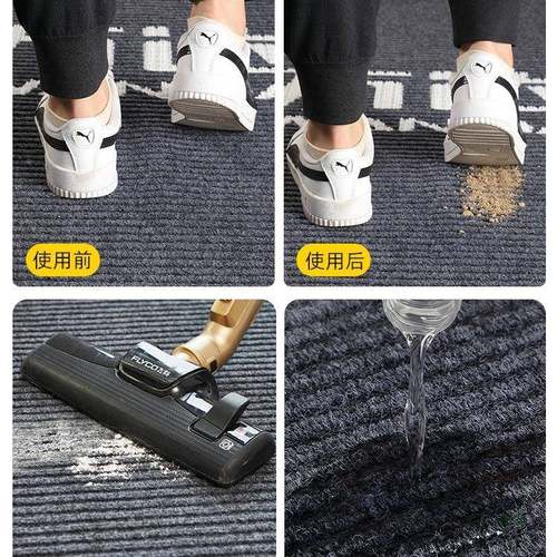 毯店欢铺门口公司吸水防滑脚垫迎光临门地垫商SNF用迎宾酒店定制