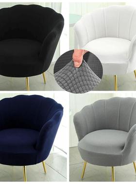 弹单人沙套罩笠力全包发垫MXE巾弧形座椅儿童花小瓣贝壳独个盖布